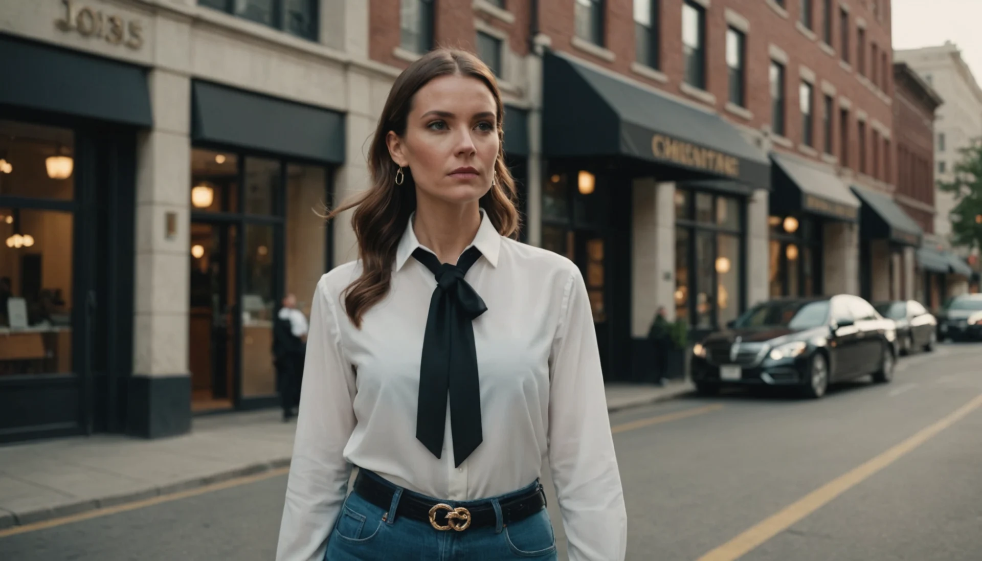blouse à nouer devant