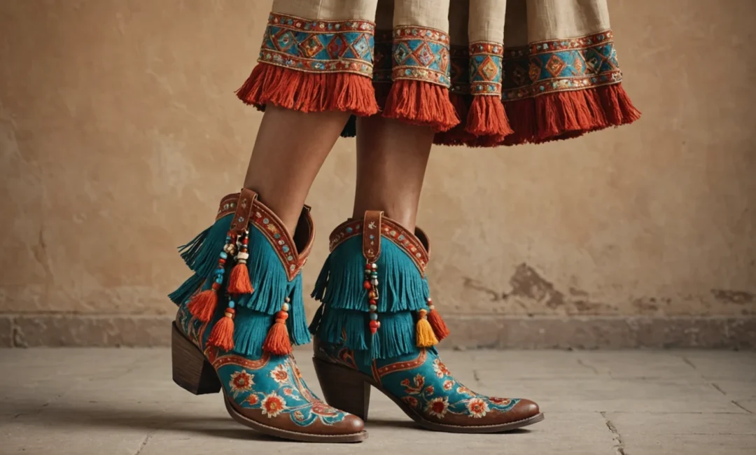 bottine indien