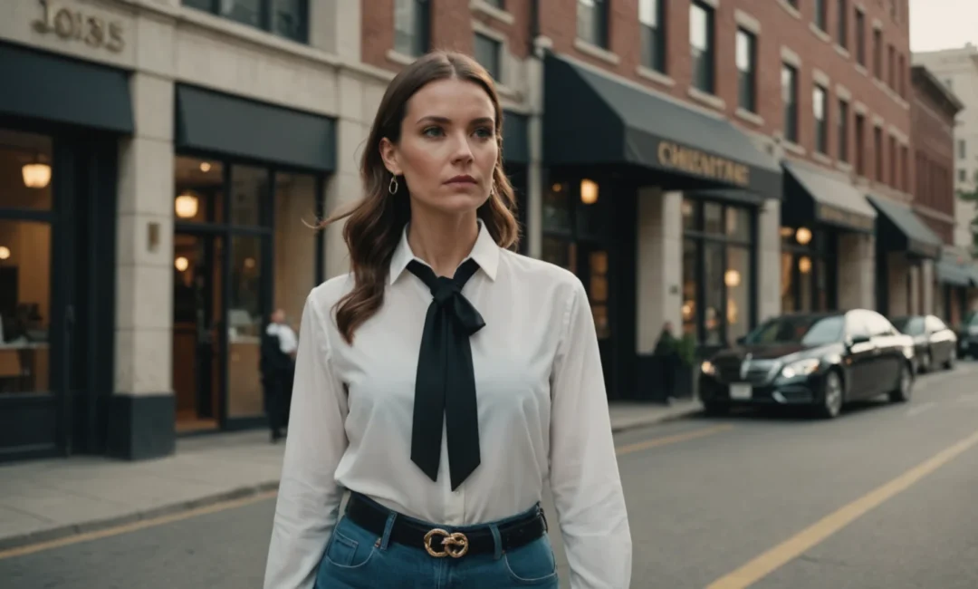 blouse à nouer devant